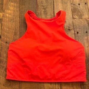 Lululemon Athletica Fiery Red Sports Bra